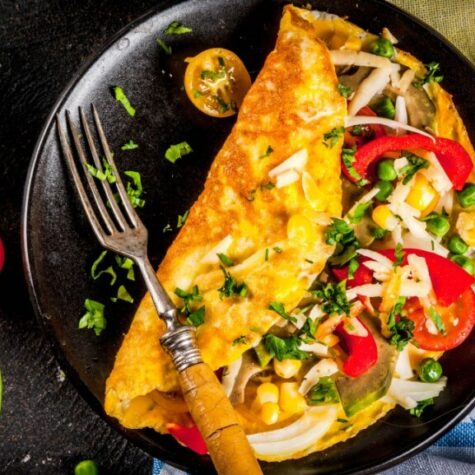 Egg and Sweet Corn Frittata with Picante Sauce