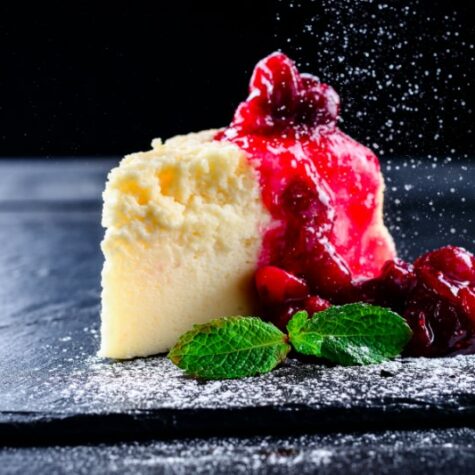 Fresh Fruit Cheesecake-Microwaveable